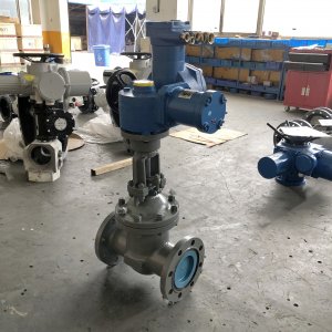 礦用電動閥門MKZ941H-40 DN150防爆（礦山、冶